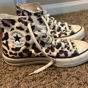 Cheetah Print Converse